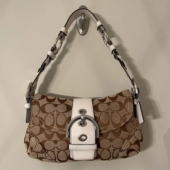 Coach | Bags | Vintage Coach 671 Soho Signature Jacquard Brown